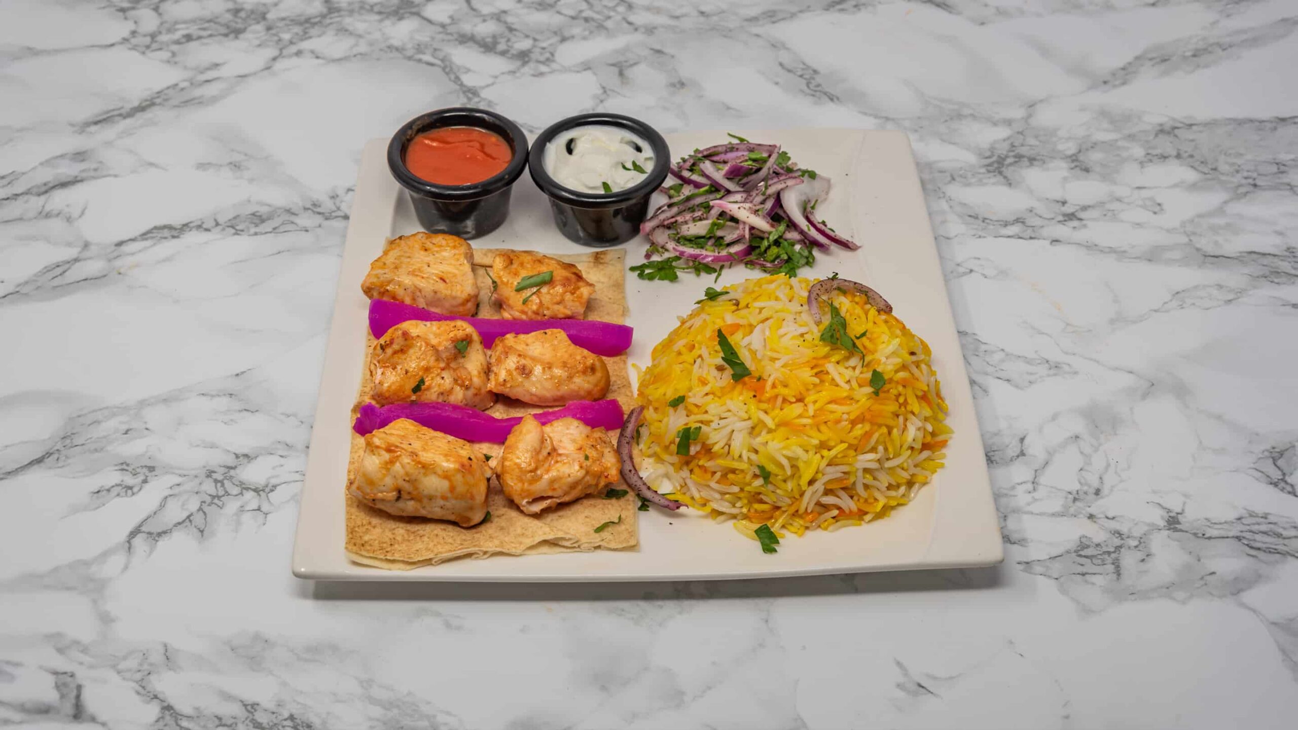 Shish Taouk (Chicken Cubes)